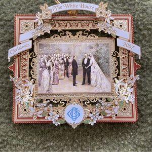 The White‎ House 2007 Christmas ornament no box Grover Cleveland